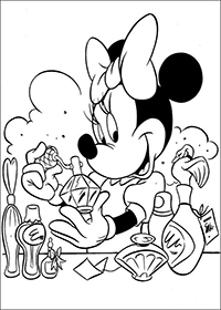 Minnie Mouse - Kleurplaat013