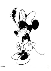 Minnie Mouse - Kleurplaat020
