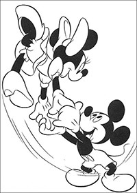 Minnie Mouse - Kleurplaat022