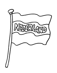 Nederland - Kleurplaat004