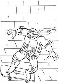 Ninja Turtles - Kleurplaat032
