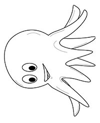 Octopussen - Kleurplaat014
