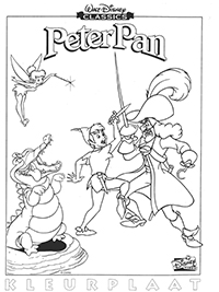 Peter Pan - Kleurplaat016