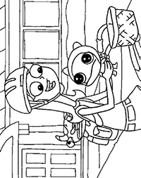 Phineas En Ferb - Kleurplaat023