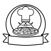 Pizza - Kleurplaat029