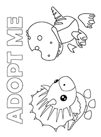 Roblox Adopt Me - Kleurplaat022