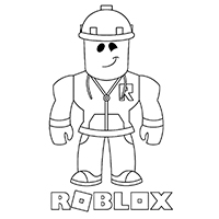 Roblox - Kleurplaat005