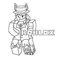 Roblox - Kleurplaat008