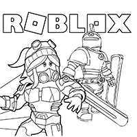 Roblox - Kleurplaat012