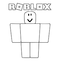Roblox - Kleurplaat017