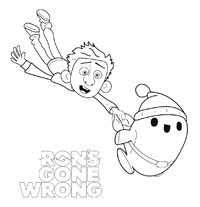 Rons Gone Wrong - Kleurplaat005