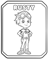 Rusty Rivets - Kleurplaat022