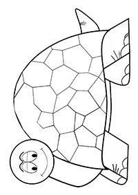 Schildpadden - Kleurplaat036