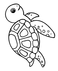 Schildpadden - Kleurplaat045