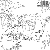 Scoob - Kleurplaat012
