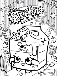 Shopkins - Kleurplaat014