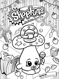 Shopkins - Kleurplaat042