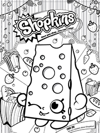 Shopkins - Kleurplaat047