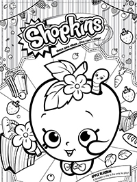 Shopkins - Kleurplaat050