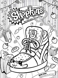Shopkins - Kleurplaat053