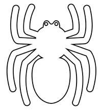 Spinnen - Kleurplaat008