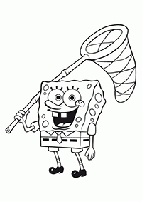 Spongebob Squarepants - Kleurplaat040