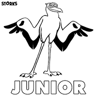 Storks - Kleurplaat003