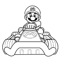Super Mario Bros - Kleurplaat055