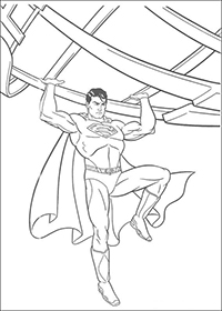 Superman - Kleurplaat023