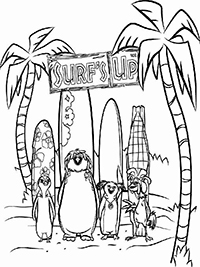 Surfs Up - Kleurplaat017