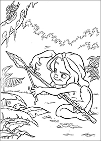 Tarzan - Kleurplaat001