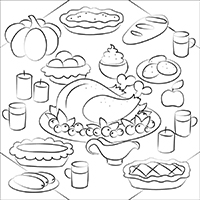 Thanksgiving - Kleurplaat023