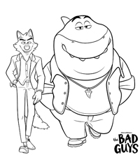 The Bad Guys - Kleurplaat010