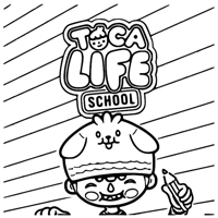 Toca Life - Kleurplaat015