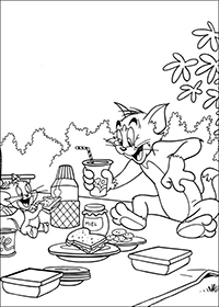 Tom En Jerry - Kleurplaat009