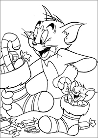 Tom En Jerry - Kleurplaat014