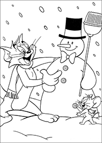 Tom En Jerry - Kleurplaat016
