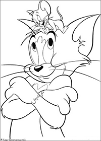 Tom En Jerry - Kleurplaat020