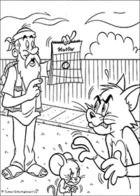Tom En Jerry - Kleurplaat028