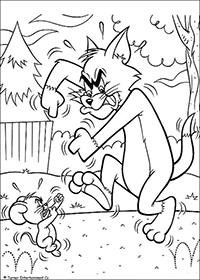 Tom En Jerry - Kleurplaat029