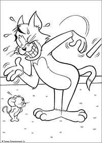 Tom En Jerry - Kleurplaat032