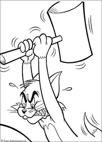 Tom En Jerry - Kleurplaat034