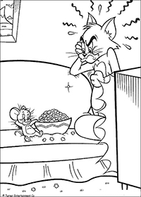 Tom En Jerry - Kleurplaat035