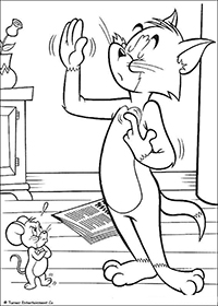Tom En Jerry - Kleurplaat036