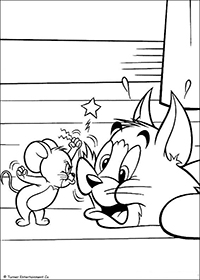 Tom En Jerry - Kleurplaat038