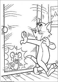 Tom En Jerry - Kleurplaat039