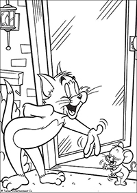 Tom En Jerry - Kleurplaat040