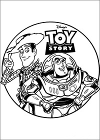 Toy Story - Kleurplaat025