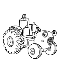 Tractor Tom - Kleurplaat003