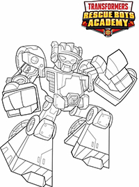 Transformers Rescue Bots - Kleurplaat002